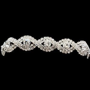 New Silver & Diamond Women’s Formal Tennis Bracelet